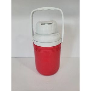 Vintage 1999 Coleman Cooler Jug 1/3 Gallon Red